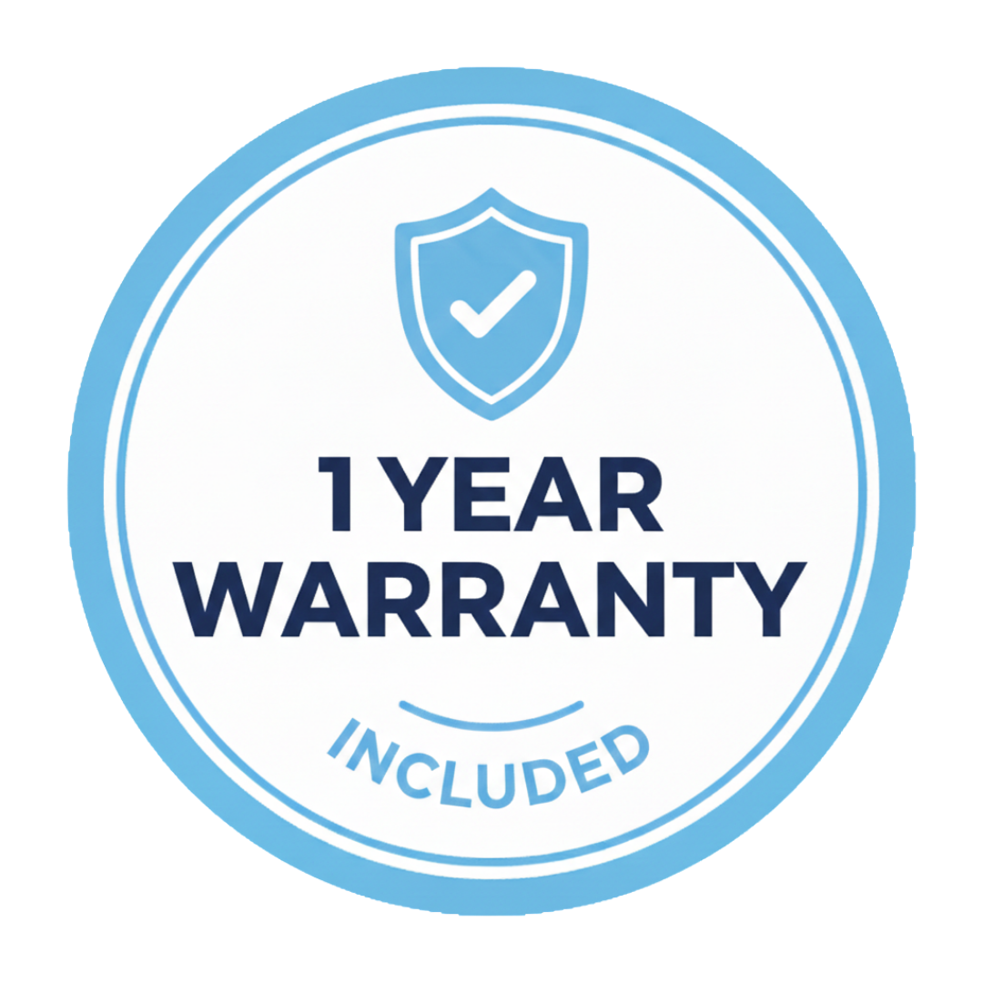 1 Year Warranty