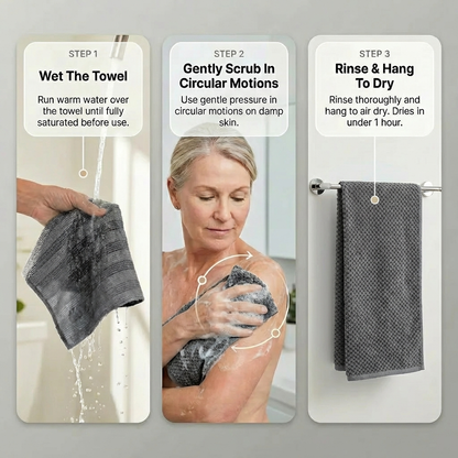 Japanese Exfoliating Shower Towel